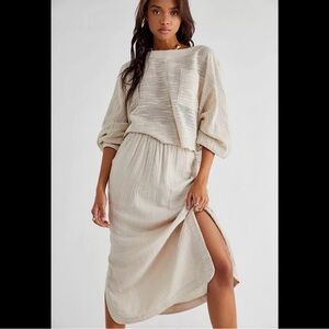 NWT Free People Endless Summer Easy Weekend Set M